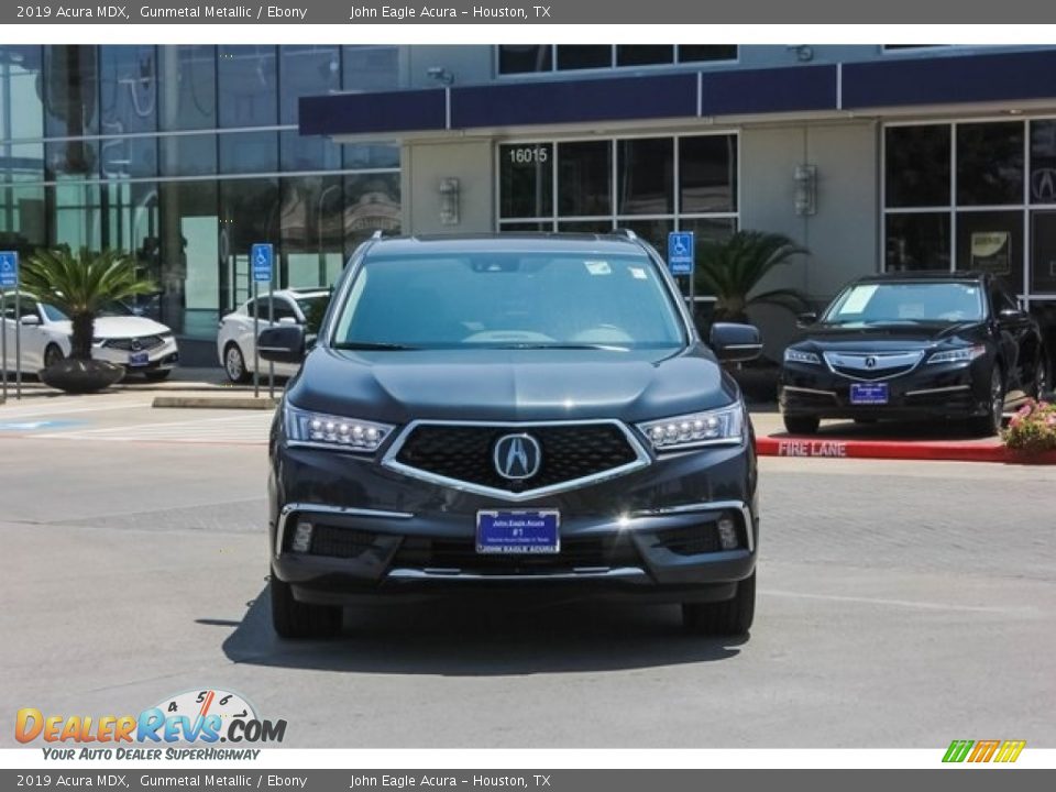 2019 Acura MDX Gunmetal Metallic / Ebony Photo #2