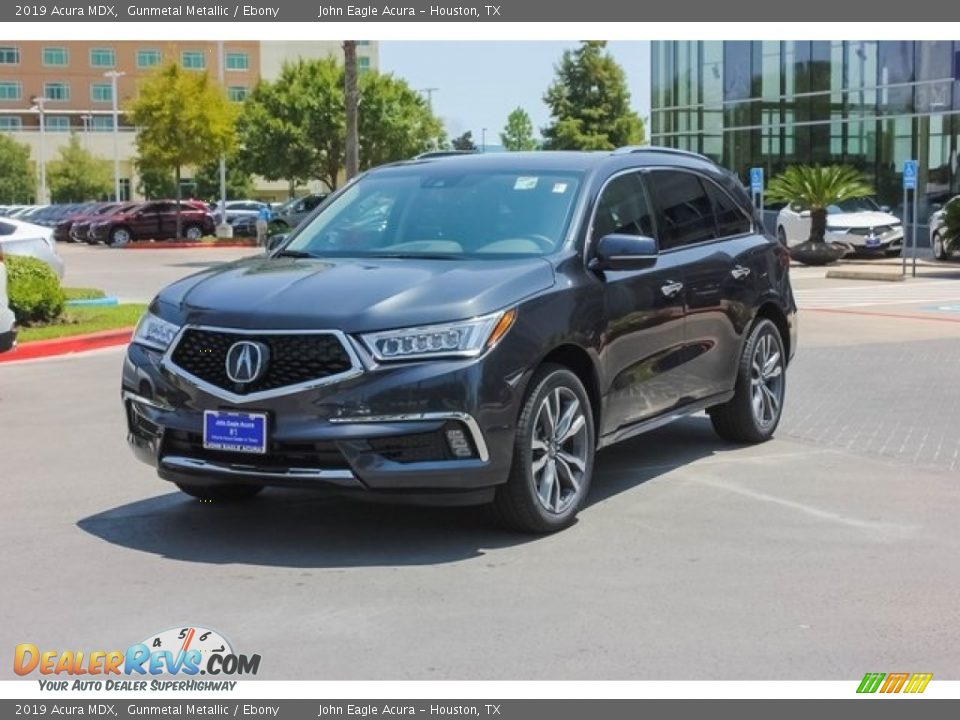 2019 Acura MDX Gunmetal Metallic / Ebony Photo #3