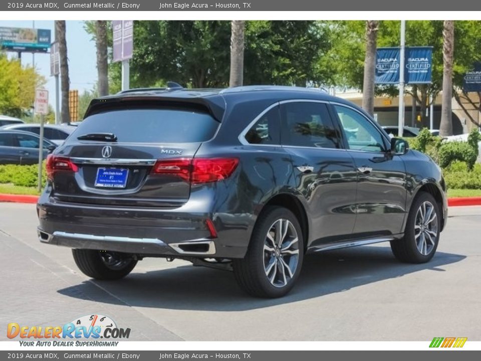 2019 Acura MDX Gunmetal Metallic / Ebony Photo #7