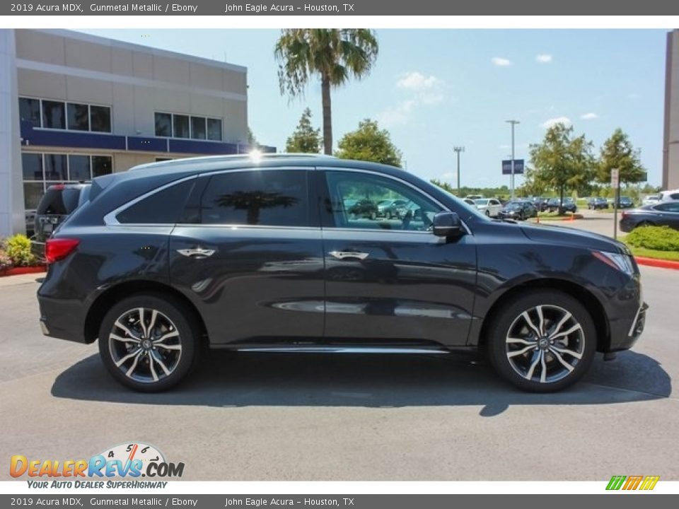 2019 Acura MDX Gunmetal Metallic / Ebony Photo #8
