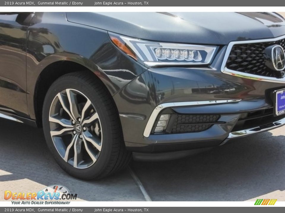 2019 Acura MDX Gunmetal Metallic / Ebony Photo #11