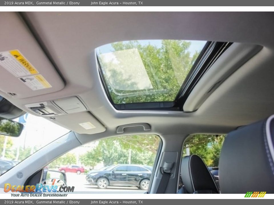 2019 Acura MDX Gunmetal Metallic / Ebony Photo #14