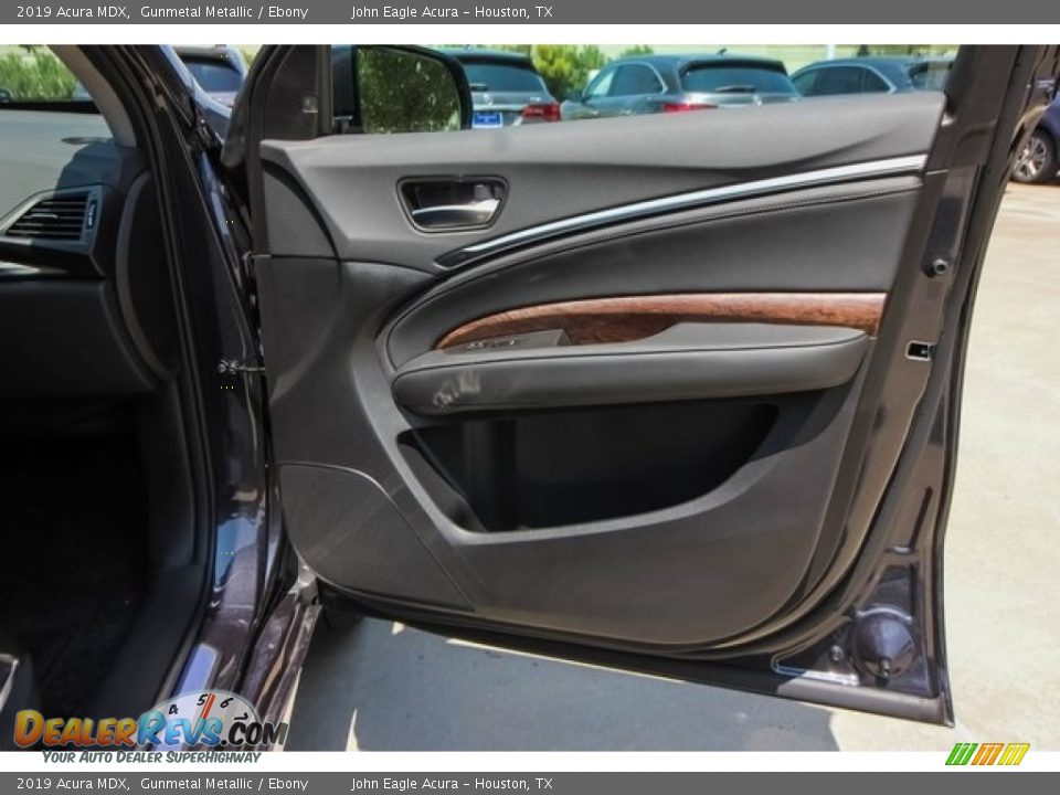 2019 Acura MDX Gunmetal Metallic / Ebony Photo #24