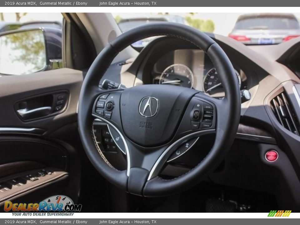 2019 Acura MDX Gunmetal Metallic / Ebony Photo #28