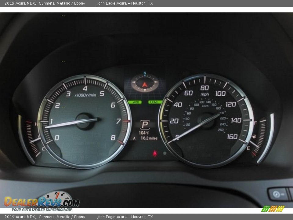 2019 Acura MDX Gunmetal Metallic / Ebony Photo #33