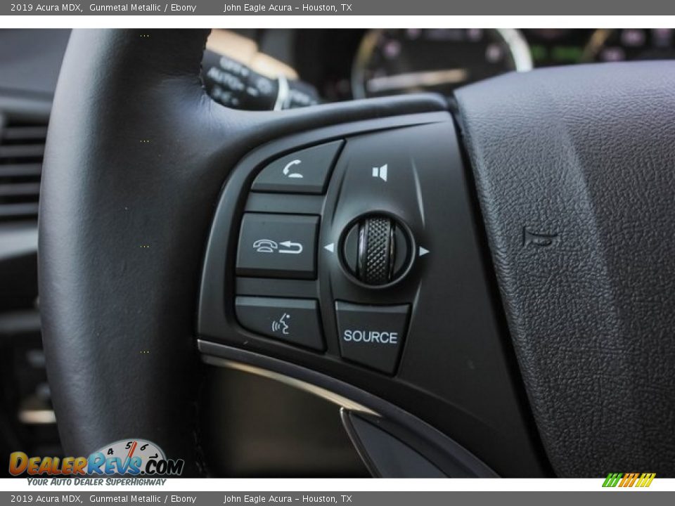 2019 Acura MDX Gunmetal Metallic / Ebony Photo #36