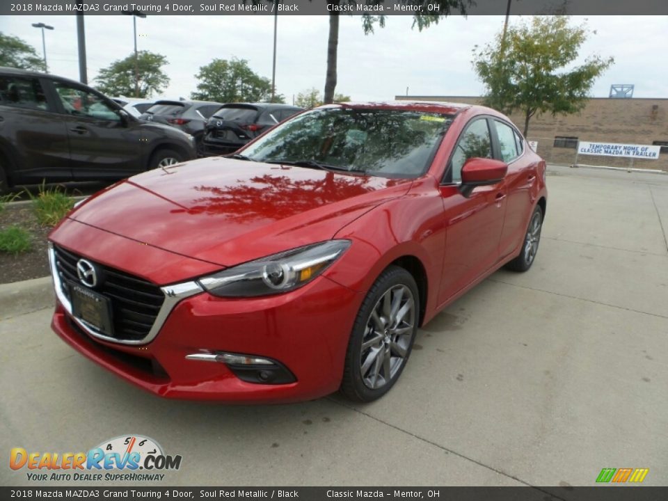 2018 Mazda MAZDA3 Grand Touring 4 Door Soul Red Metallic / Black Photo #1
