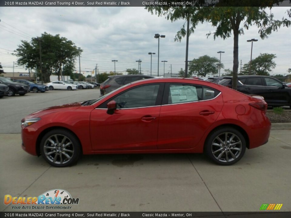 2018 Mazda MAZDA3 Grand Touring 4 Door Soul Red Metallic / Black Photo #2