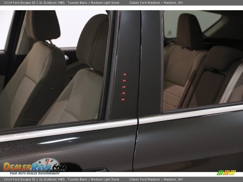 2014 Ford Escape SE 2.0L EcoBoost 4WD Tuxedo Black / Medium Light Stone Photo #4