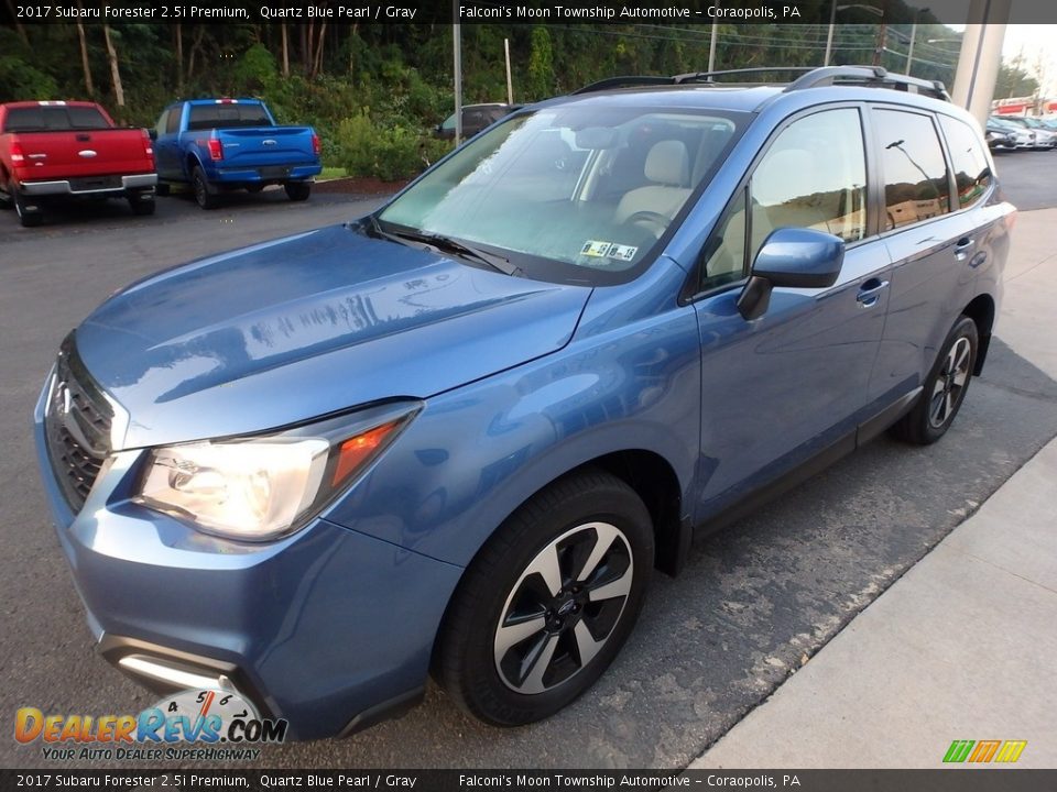 2017 Subaru Forester 2.5i Premium Quartz Blue Pearl / Gray Photo #7