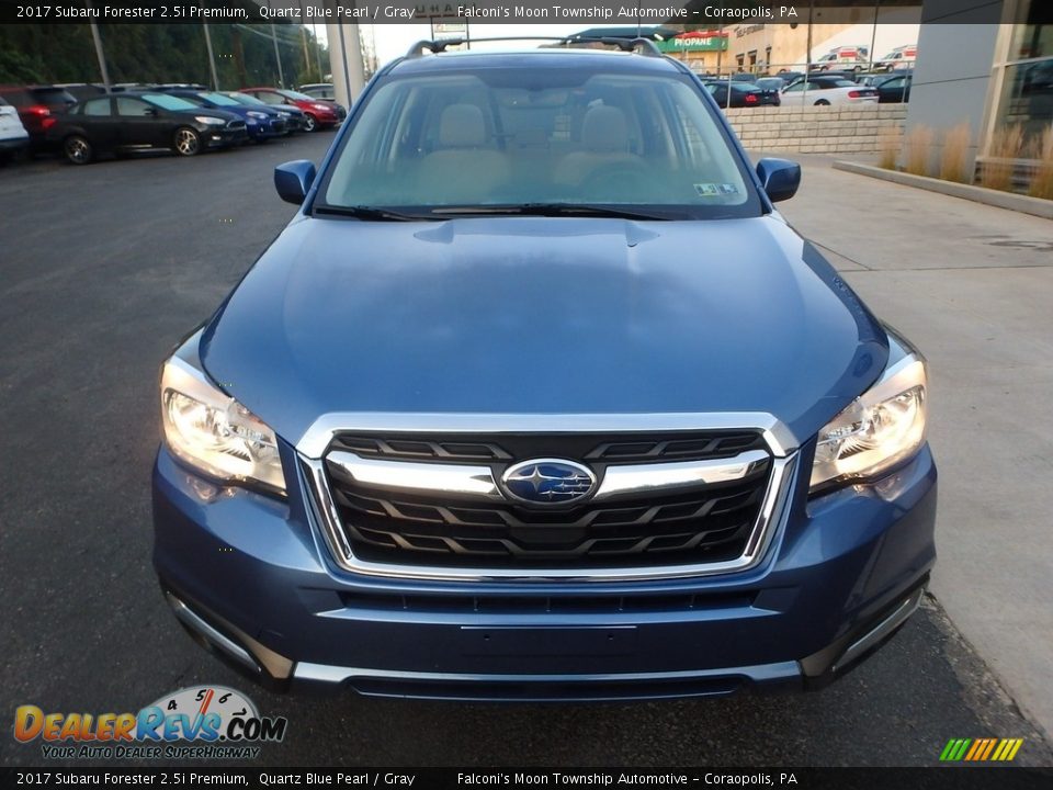 2017 Subaru Forester 2.5i Premium Quartz Blue Pearl / Gray Photo #8