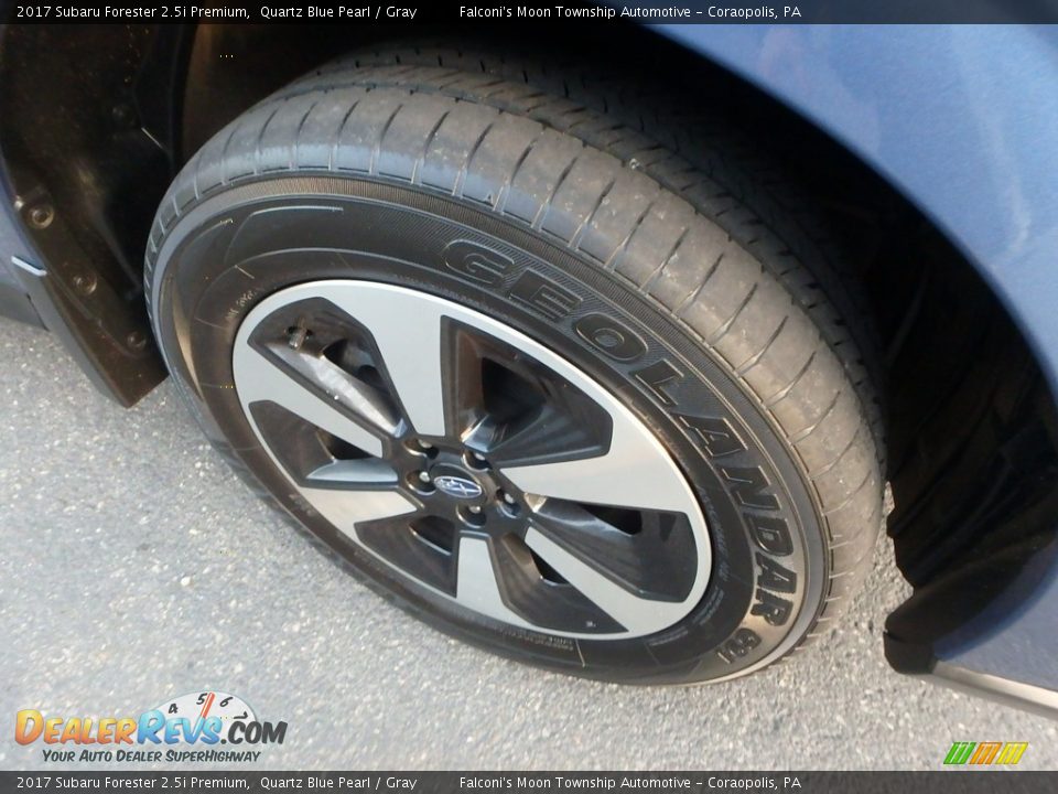 2017 Subaru Forester 2.5i Premium Quartz Blue Pearl / Gray Photo #10