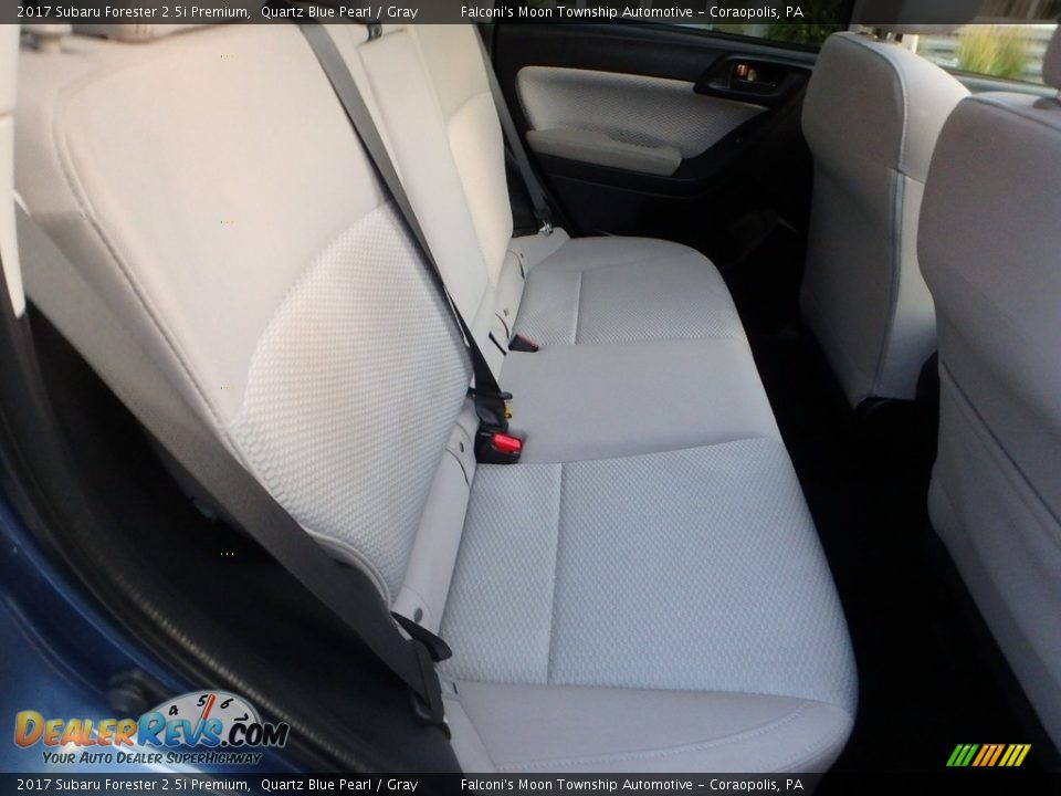 2017 Subaru Forester 2.5i Premium Quartz Blue Pearl / Gray Photo #14