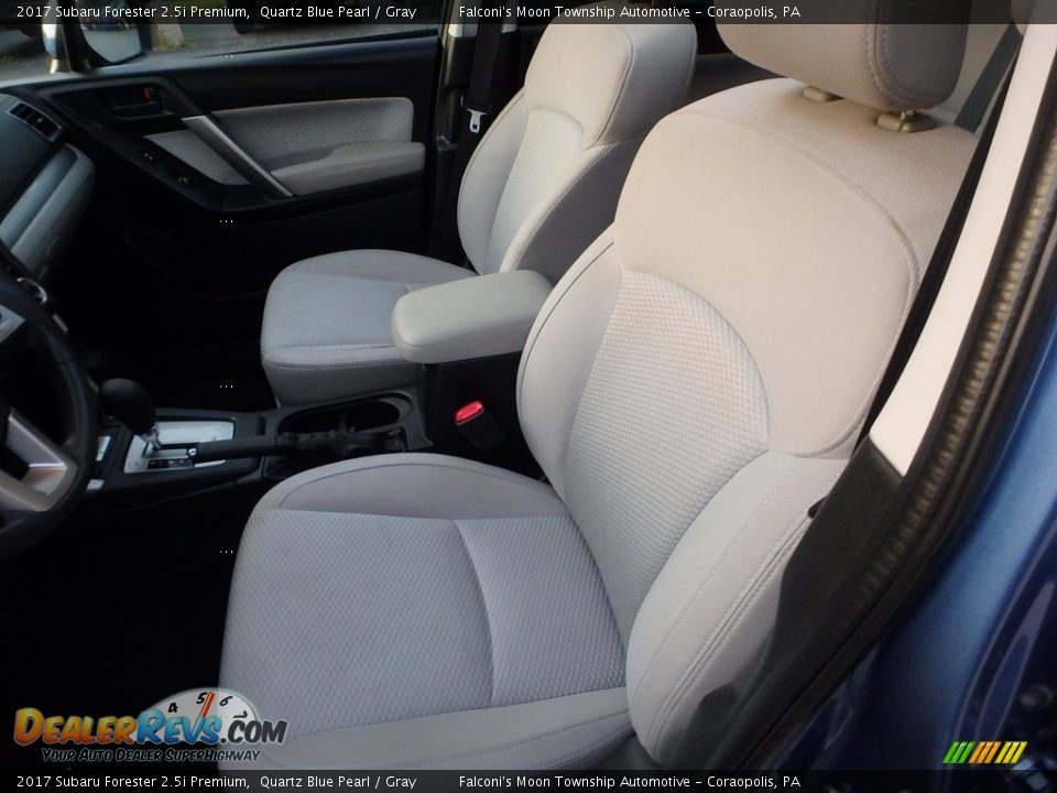 2017 Subaru Forester 2.5i Premium Quartz Blue Pearl / Gray Photo #15