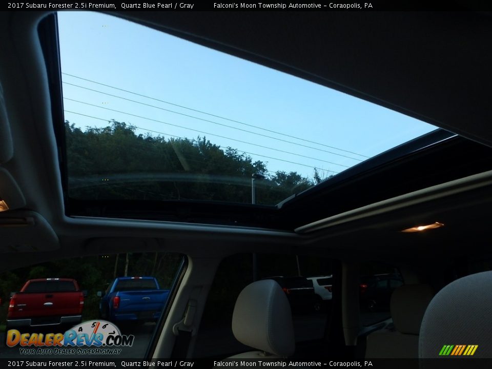 2017 Subaru Forester 2.5i Premium Quartz Blue Pearl / Gray Photo #20