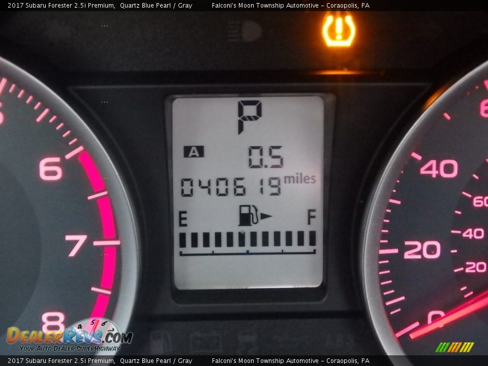 2017 Subaru Forester 2.5i Premium Quartz Blue Pearl / Gray Photo #24