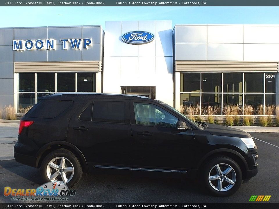 2016 Ford Explorer XLT 4WD Shadow Black / Ebony Black Photo #1