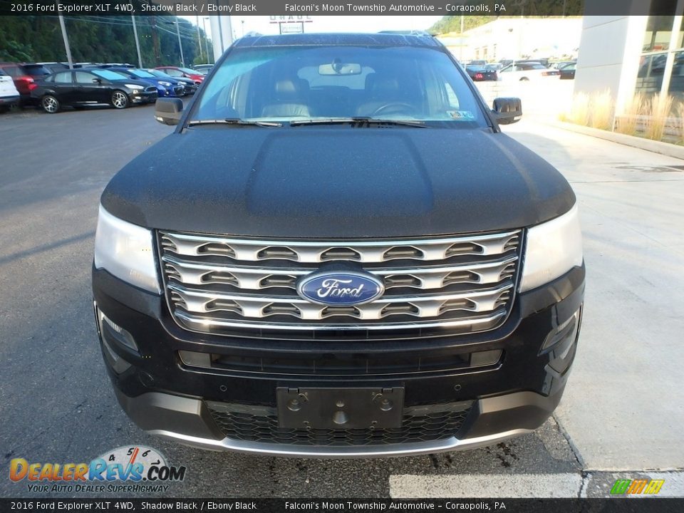 2016 Ford Explorer XLT 4WD Shadow Black / Ebony Black Photo #6