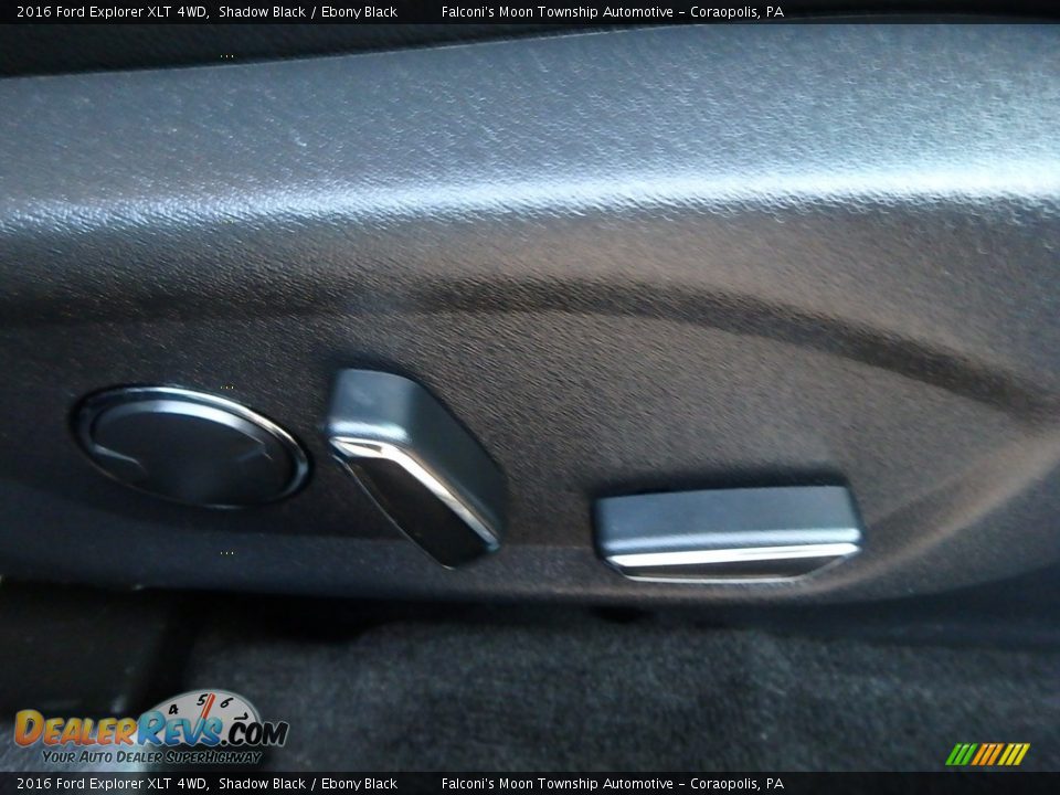 2016 Ford Explorer XLT 4WD Shadow Black / Ebony Black Photo #11