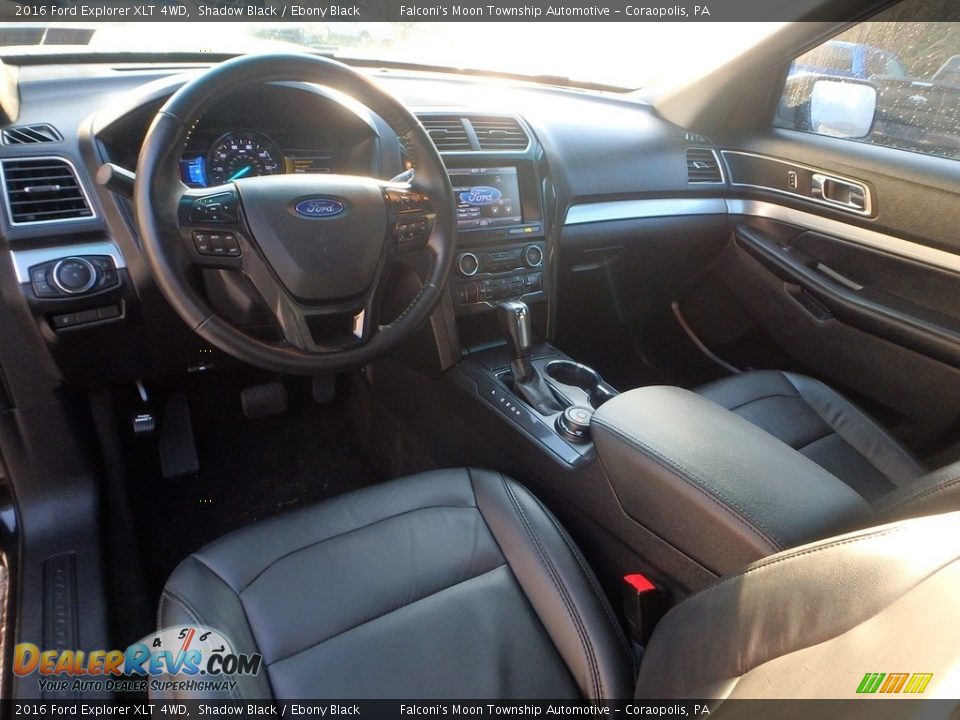 2016 Ford Explorer XLT 4WD Shadow Black / Ebony Black Photo #18