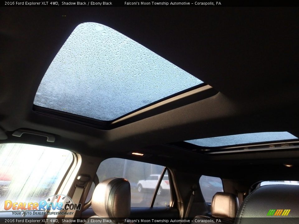 2016 Ford Explorer XLT 4WD Shadow Black / Ebony Black Photo #21