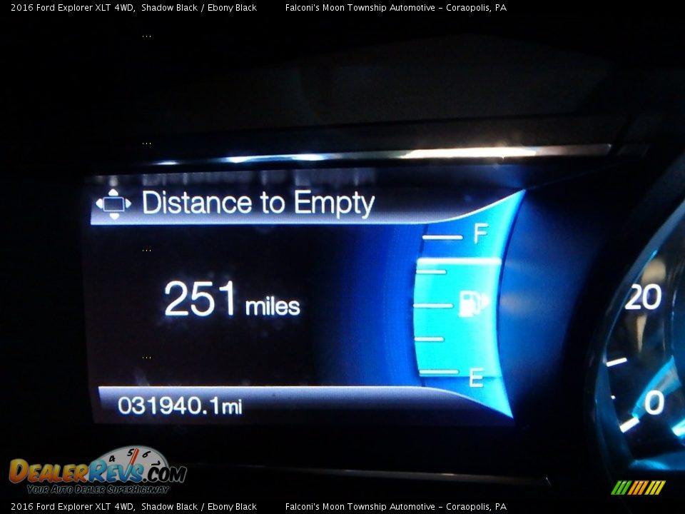 2016 Ford Explorer XLT 4WD Shadow Black / Ebony Black Photo #24