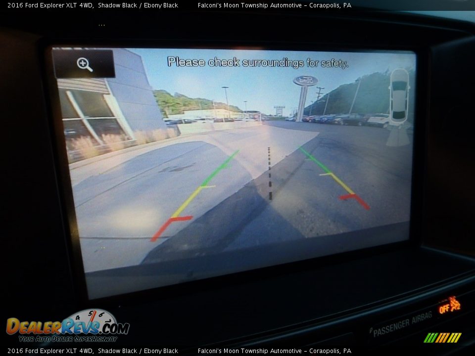 2016 Ford Explorer XLT 4WD Shadow Black / Ebony Black Photo #25