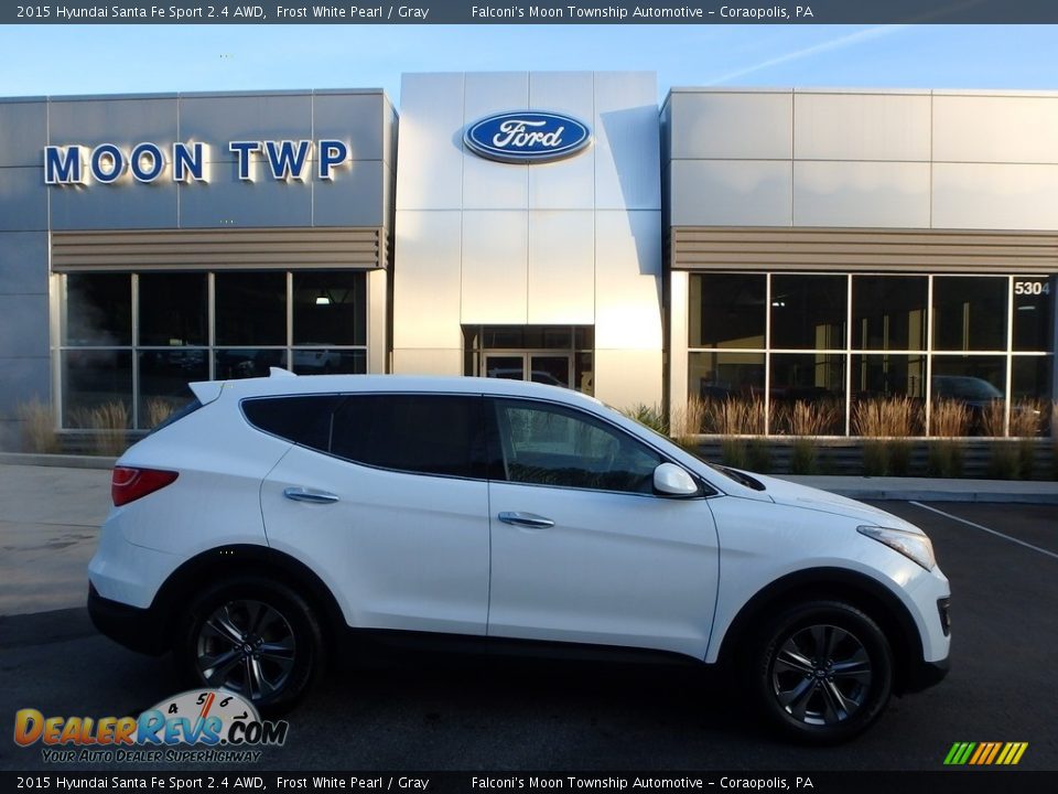 2015 Hyundai Santa Fe Sport 2.4 AWD Frost White Pearl / Gray Photo #1