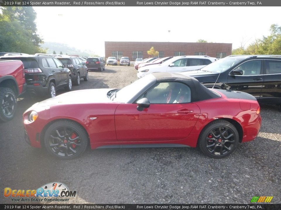 Red 2019 Fiat 124 Spider Abarth Roadster Photo #2