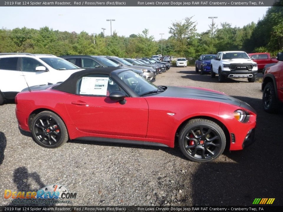 Red 2019 Fiat 124 Spider Abarth Roadster Photo #6