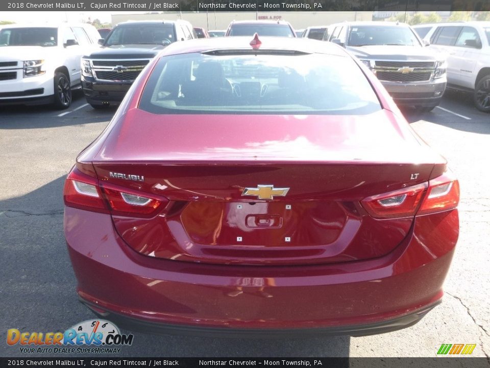 2018 Chevrolet Malibu LT Cajun Red Tintcoat / Jet Black Photo #4
