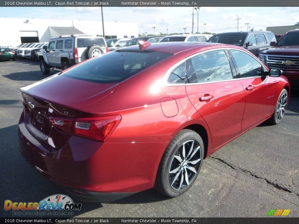 2018 Chevrolet Malibu LT Cajun Red Tintcoat / Jet Black Photo #5
