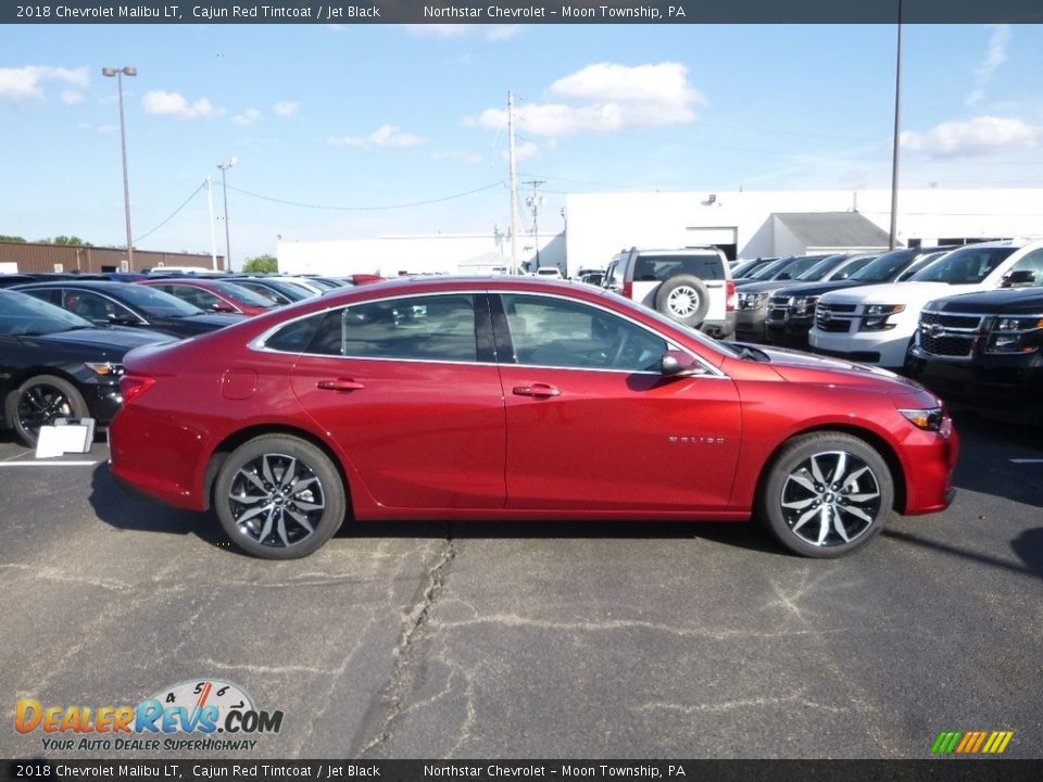 2018 Chevrolet Malibu LT Cajun Red Tintcoat / Jet Black Photo #6