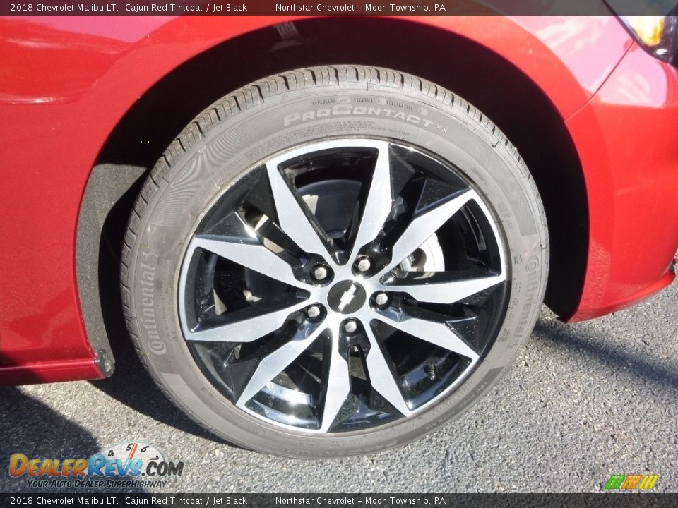 2018 Chevrolet Malibu LT Cajun Red Tintcoat / Jet Black Photo #9