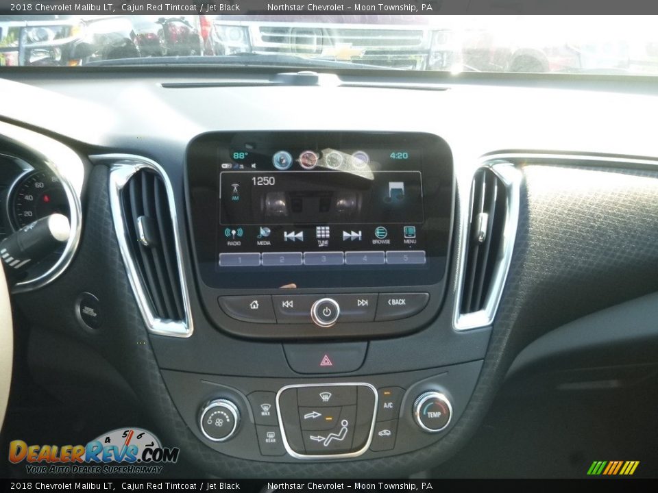 2018 Chevrolet Malibu LT Cajun Red Tintcoat / Jet Black Photo #18