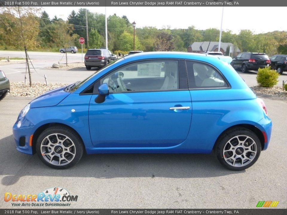 Laser Blue Metallic 2018 Fiat 500 Pop Photo #2