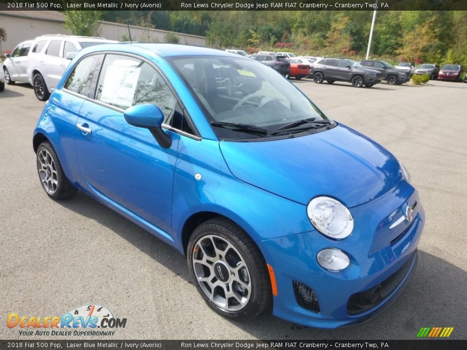 Front 3/4 View of 2018 Fiat 500 Pop Photo #7