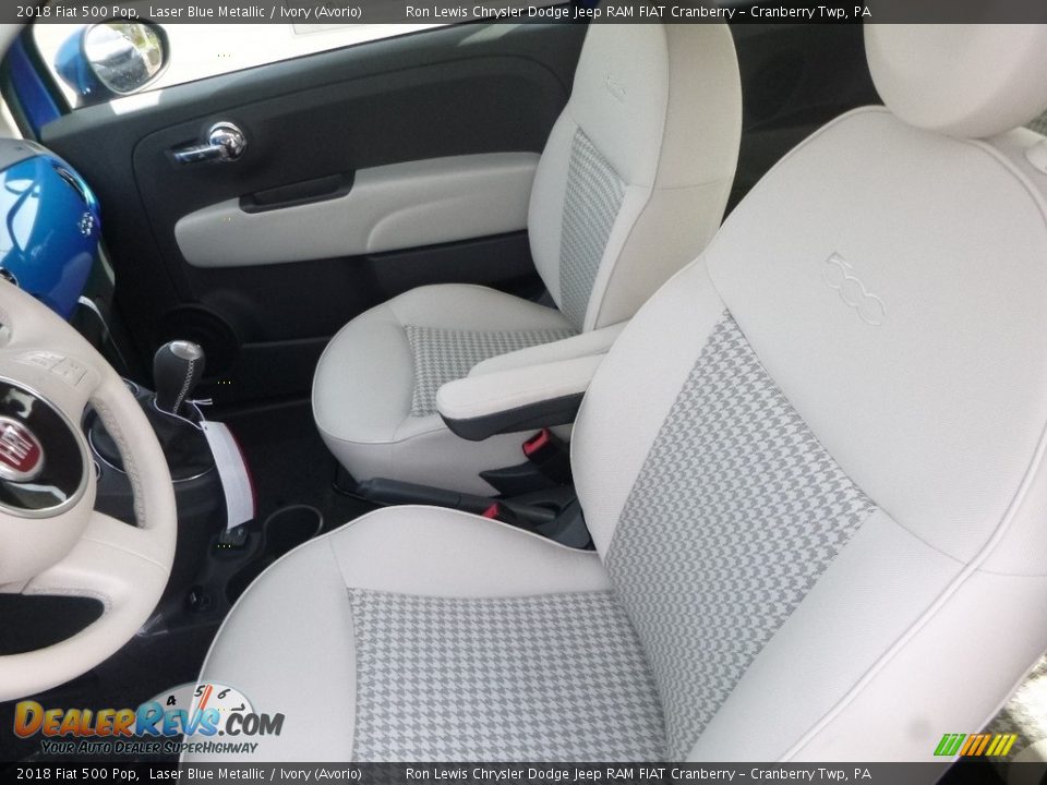 Front Seat of 2018 Fiat 500 Pop Photo #13