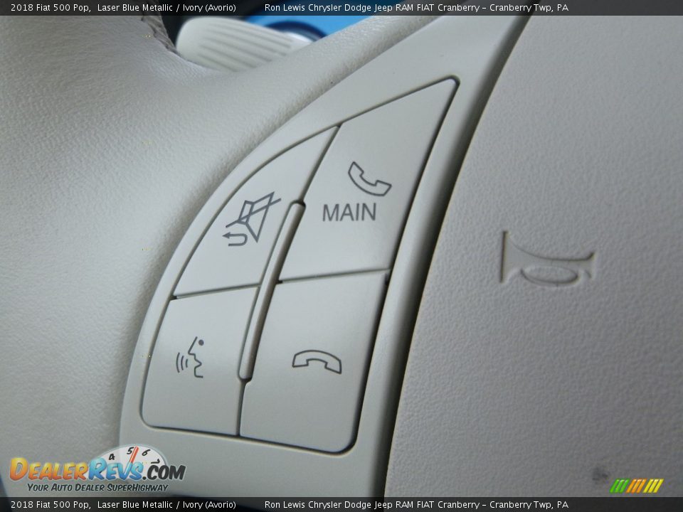 2018 Fiat 500 Pop Steering Wheel Photo #20