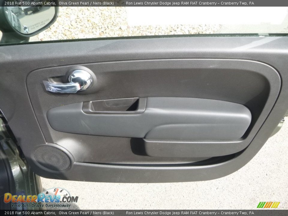 Door Panel of 2018 Fiat 500 Abarth Cabrio Photo #13