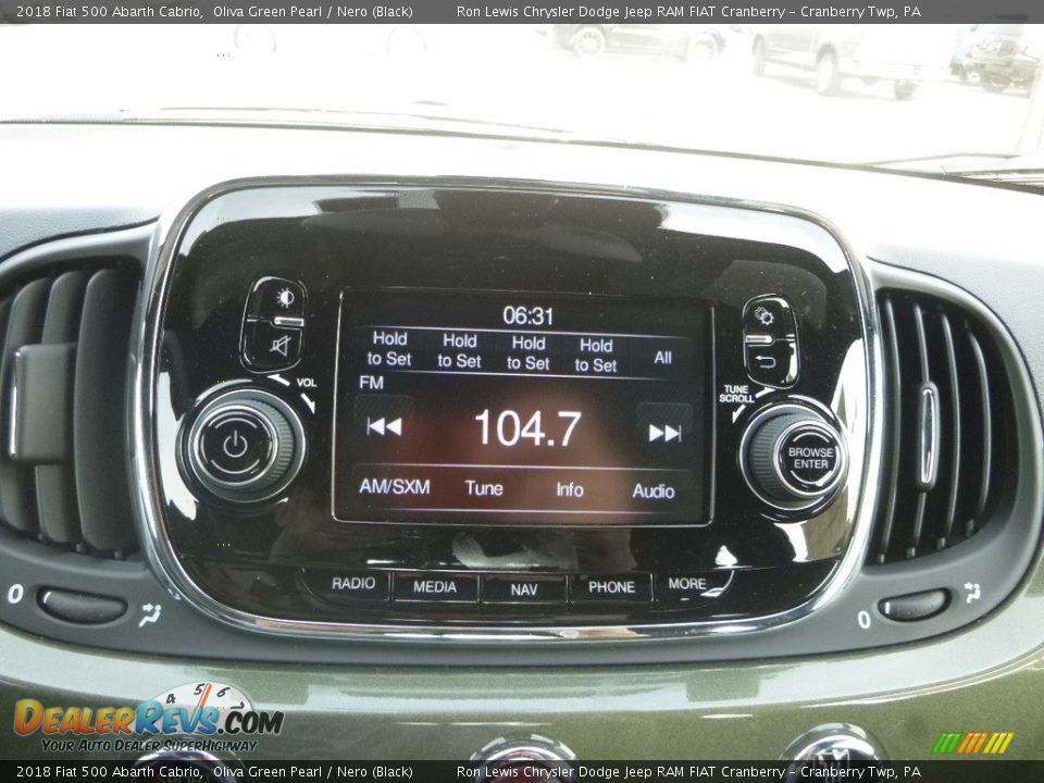 Controls of 2018 Fiat 500 Abarth Cabrio Photo #18