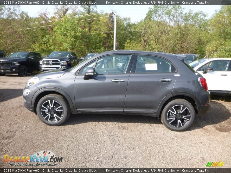 Grigio Graphite (Graphite Grey) 2018 Fiat 500X Pop AWD Photo #2