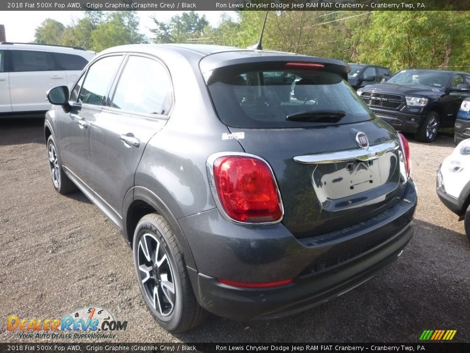 2018 Fiat 500X Pop AWD Grigio Graphite (Graphite Grey) / Black Photo #3