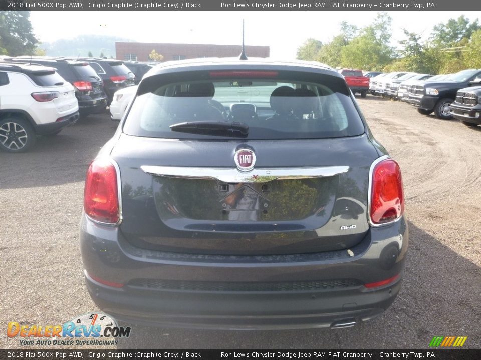2018 Fiat 500X Pop AWD Grigio Graphite (Graphite Grey) / Black Photo #4