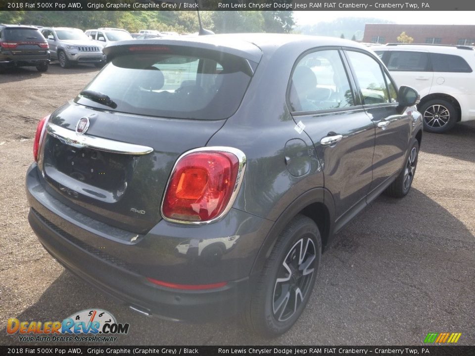 2018 Fiat 500X Pop AWD Grigio Graphite (Graphite Grey) / Black Photo #5