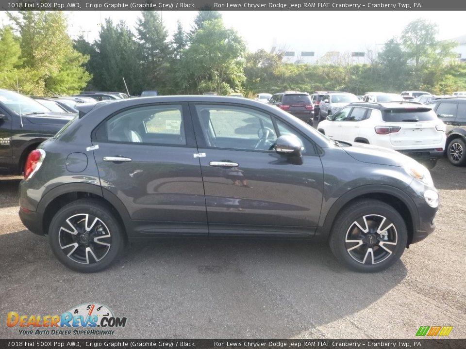2018 Fiat 500X Pop AWD Grigio Graphite (Graphite Grey) / Black Photo #6
