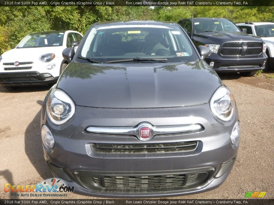 2018 Fiat 500X Pop AWD Grigio Graphite (Graphite Grey) / Black Photo #8