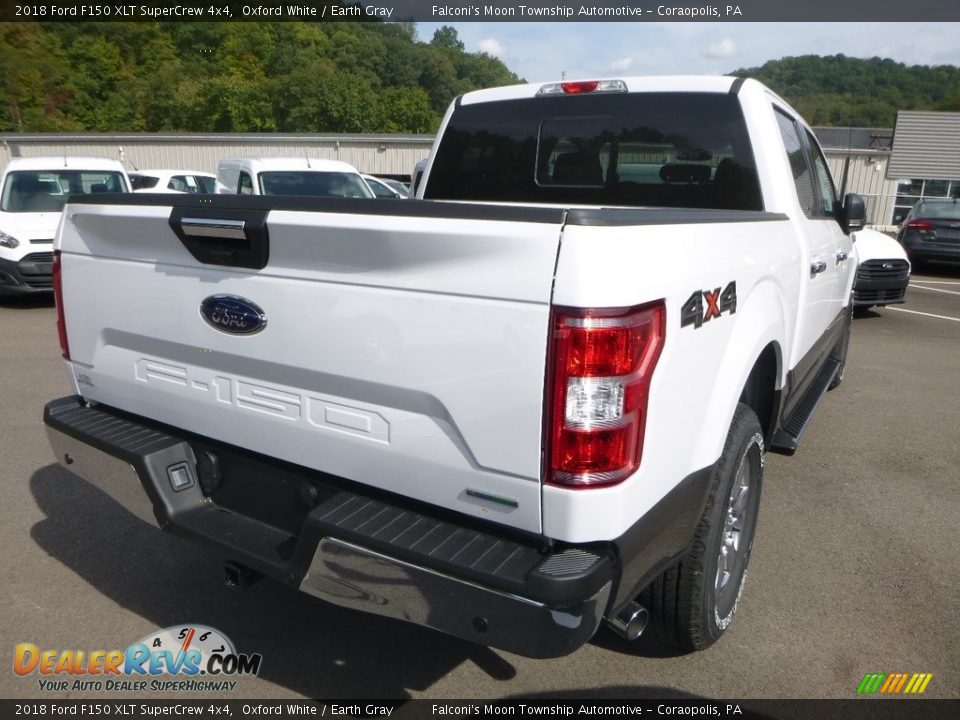 2018 Ford F150 XLT SuperCrew 4x4 Oxford White / Earth Gray Photo #2