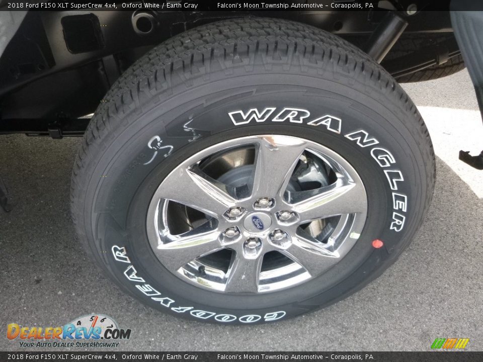 2018 Ford F150 XLT SuperCrew 4x4 Oxford White / Earth Gray Photo #7