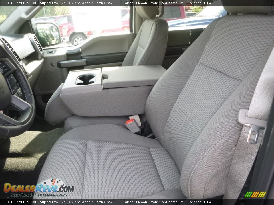 2018 Ford F150 XLT SuperCrew 4x4 Oxford White / Earth Gray Photo #11